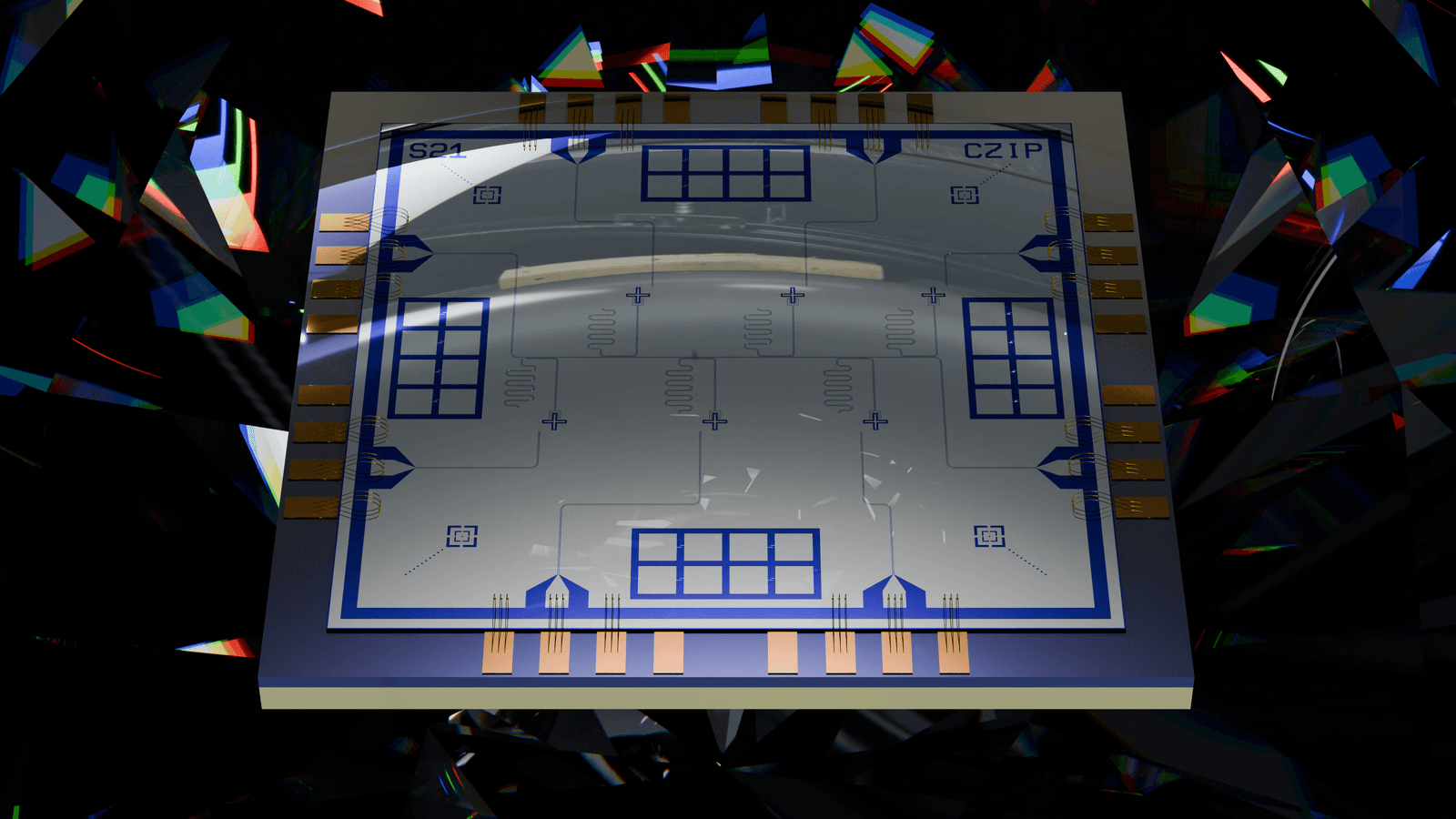 Technology illustration representing Android XR and current digital innovation